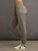 INTERLOCK TROUSER PANT - CORIANDER HEATHER