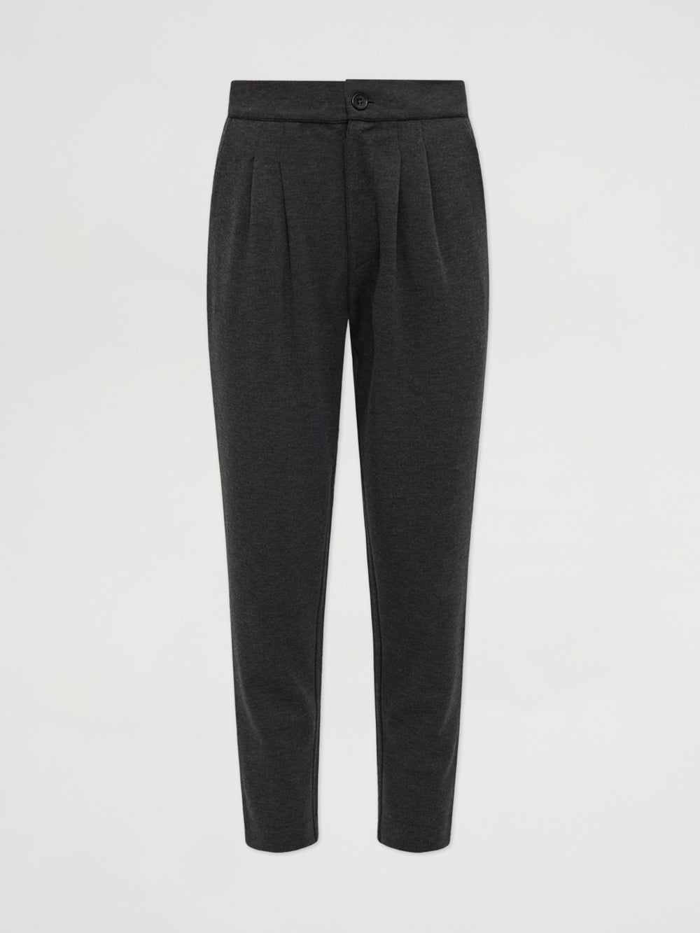 INTERLOCK TROUSER PANT -  CHARCOAL HEATHER