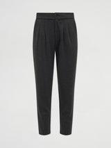 INTERLOCK TROUSER PANT -  CHARCOAL HEATHER