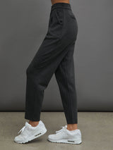 INTERLOCK TROUSER PANT -  CHARCOAL HEATHER