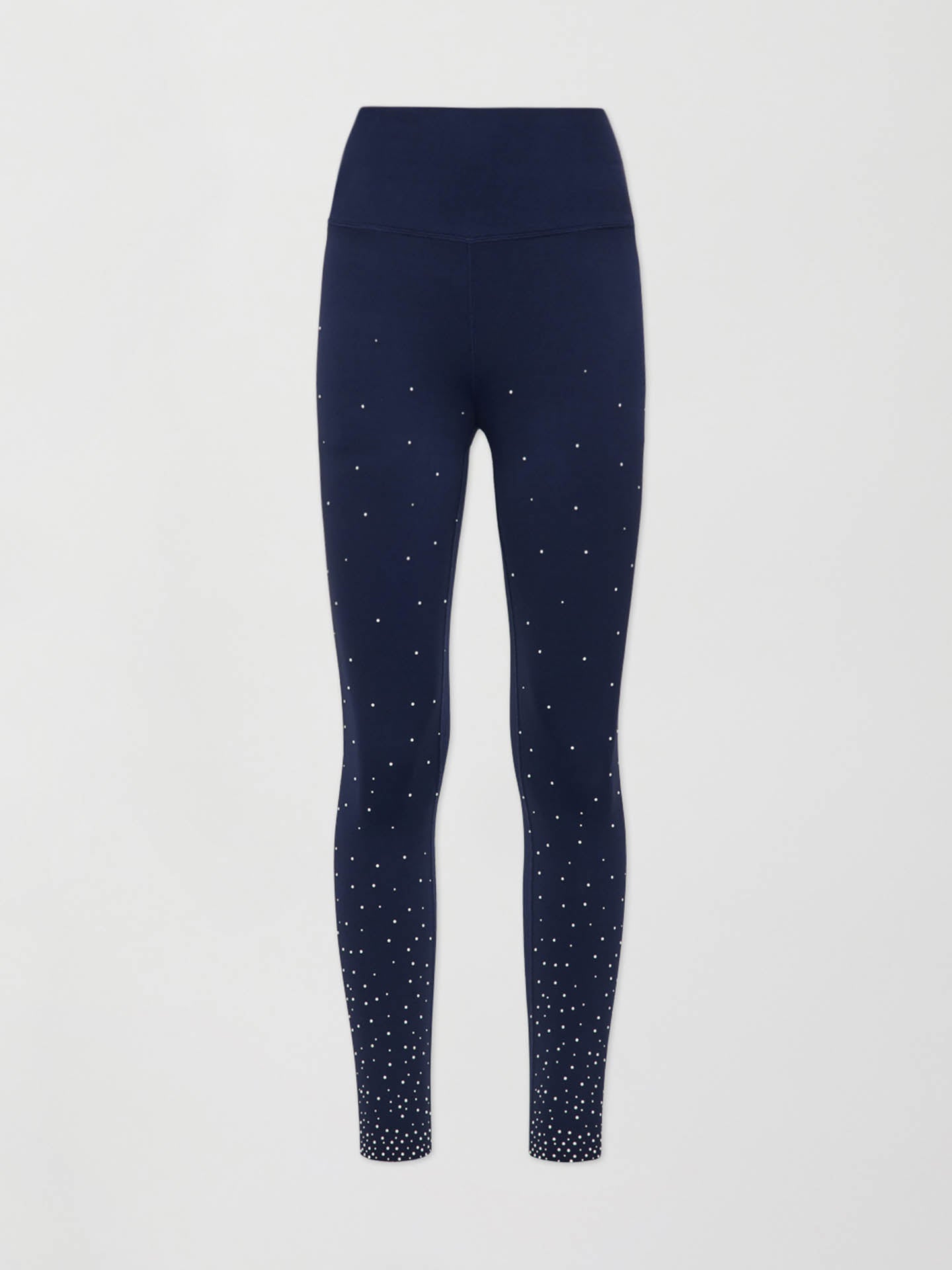 PEARL HIGH RISE FULL LENGTH LEGGING IN DIAMOND COMPRESSION - NAVY