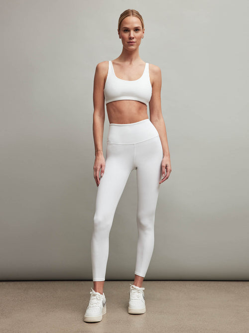 Carbon38 Ribbed Flare Legging Pant- Small, White, NWT 
