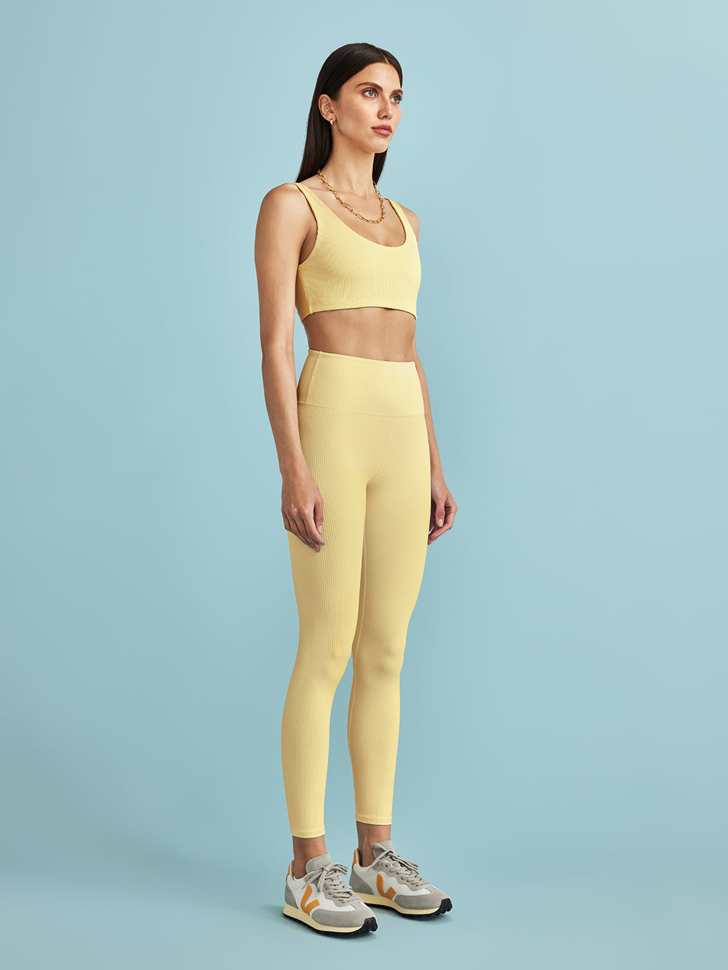 carbon38 Yellow Athletic Leggings for Women