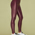 High Rise Full-Length Legging in Takara Shine - Dark Amethyst
