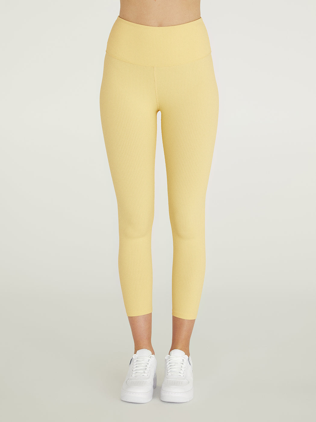 Ribbed 7/8 Legging - Butter Yellow – Carbon38