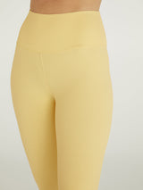 Ribbed 7/8 Legging - Butter Yellow