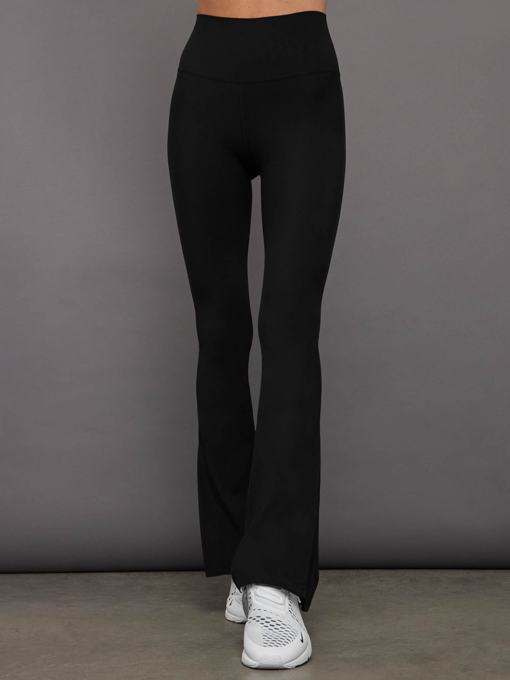 Super Shine Low-Rise Bootcut Legging - Black  Boot cut leggings, Womens  black pants, Black leggings