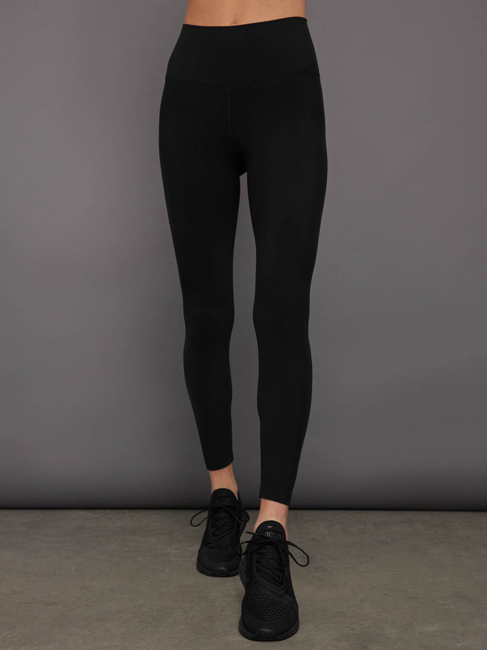 Carbon38 Women's High Waist Full Length Legging Black Size M