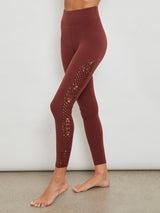 Sayang Macrame Legging in Melt - Burgundy