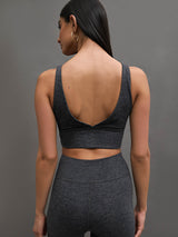 Mélange Bra - Dark Heather Grey