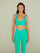 Wrap Sports bra in Melt - Green