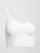 One Shoulder Convertible Bra Top in Melt - White