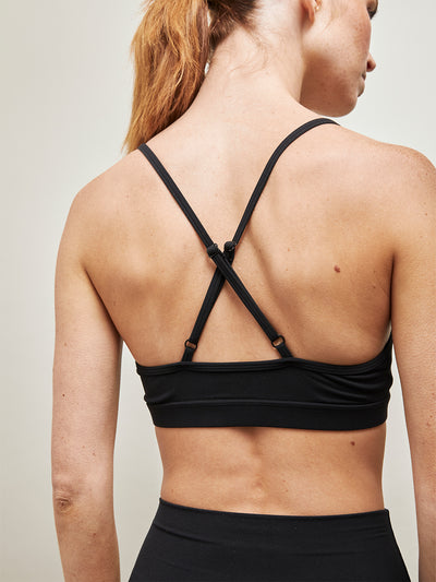 Crochet Melt Bra - Black