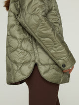 Quilted Jacket - Silvery-Green