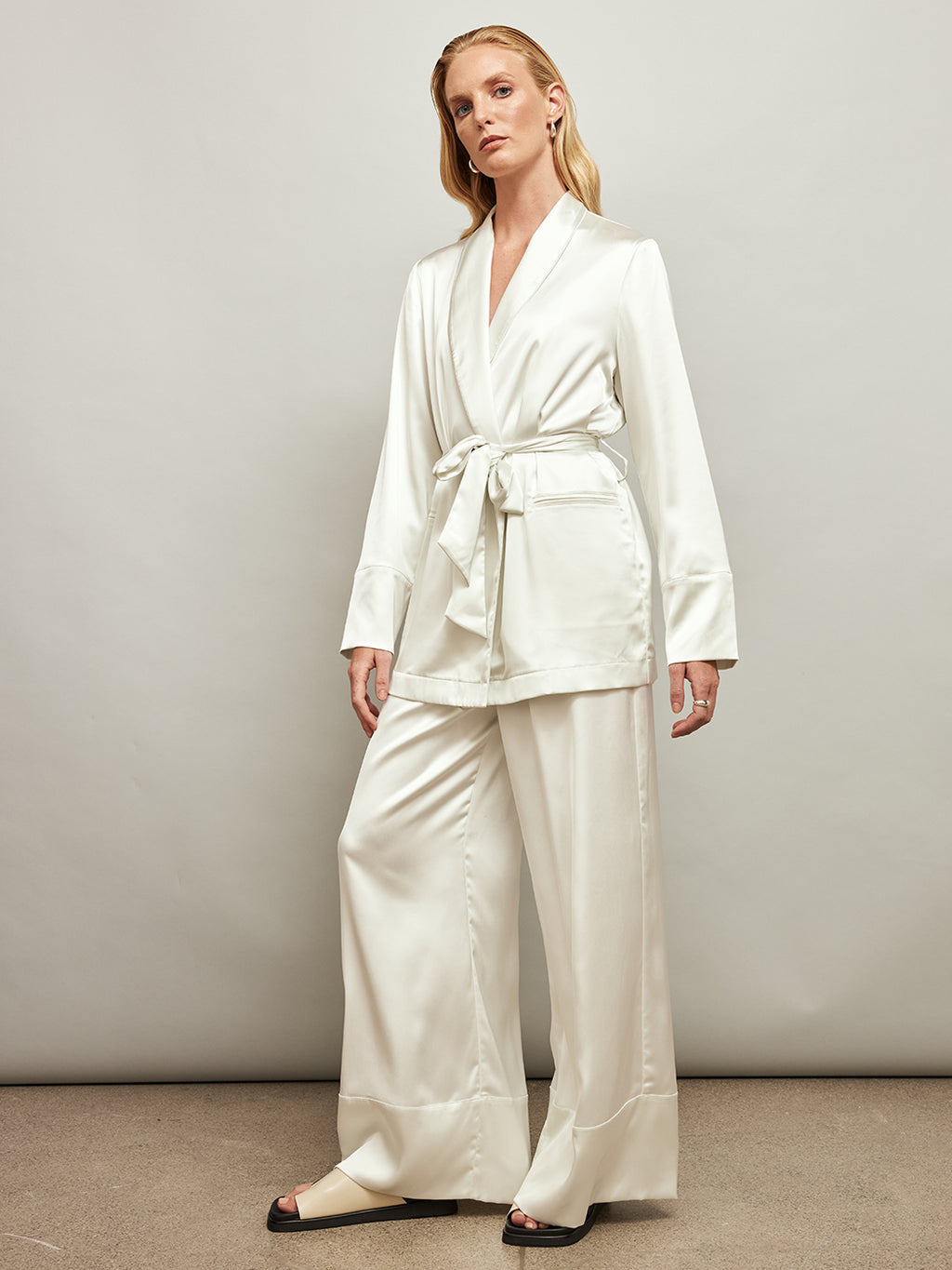 Satin Smoking Jacket