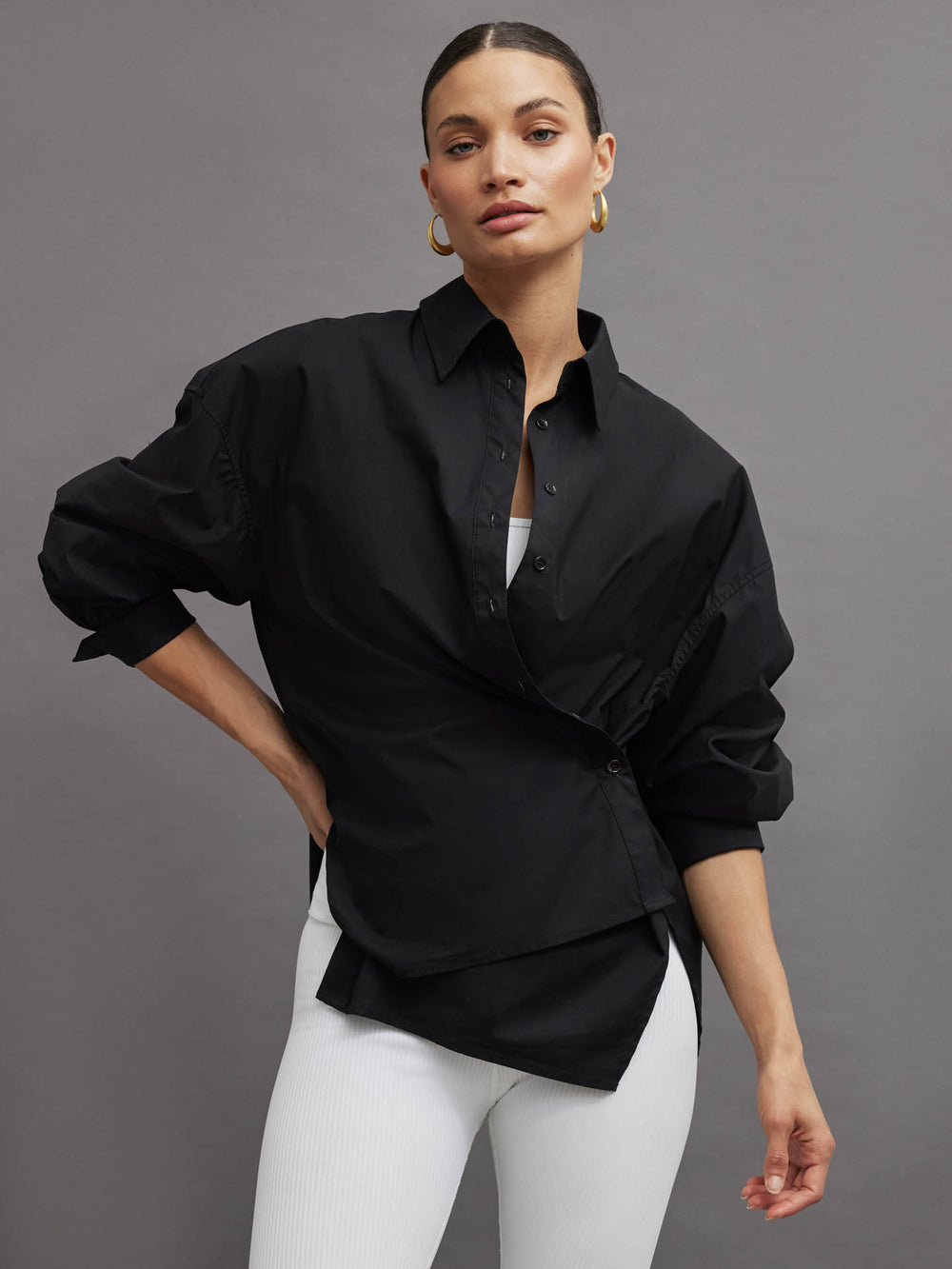 Satin Shirt Midnight Blue, Women's Silk Satin Shirt, Long Sleeve Oversized  Button-up Satin Shirt -  Denmark