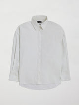 Oversized Button Up Shirt - White