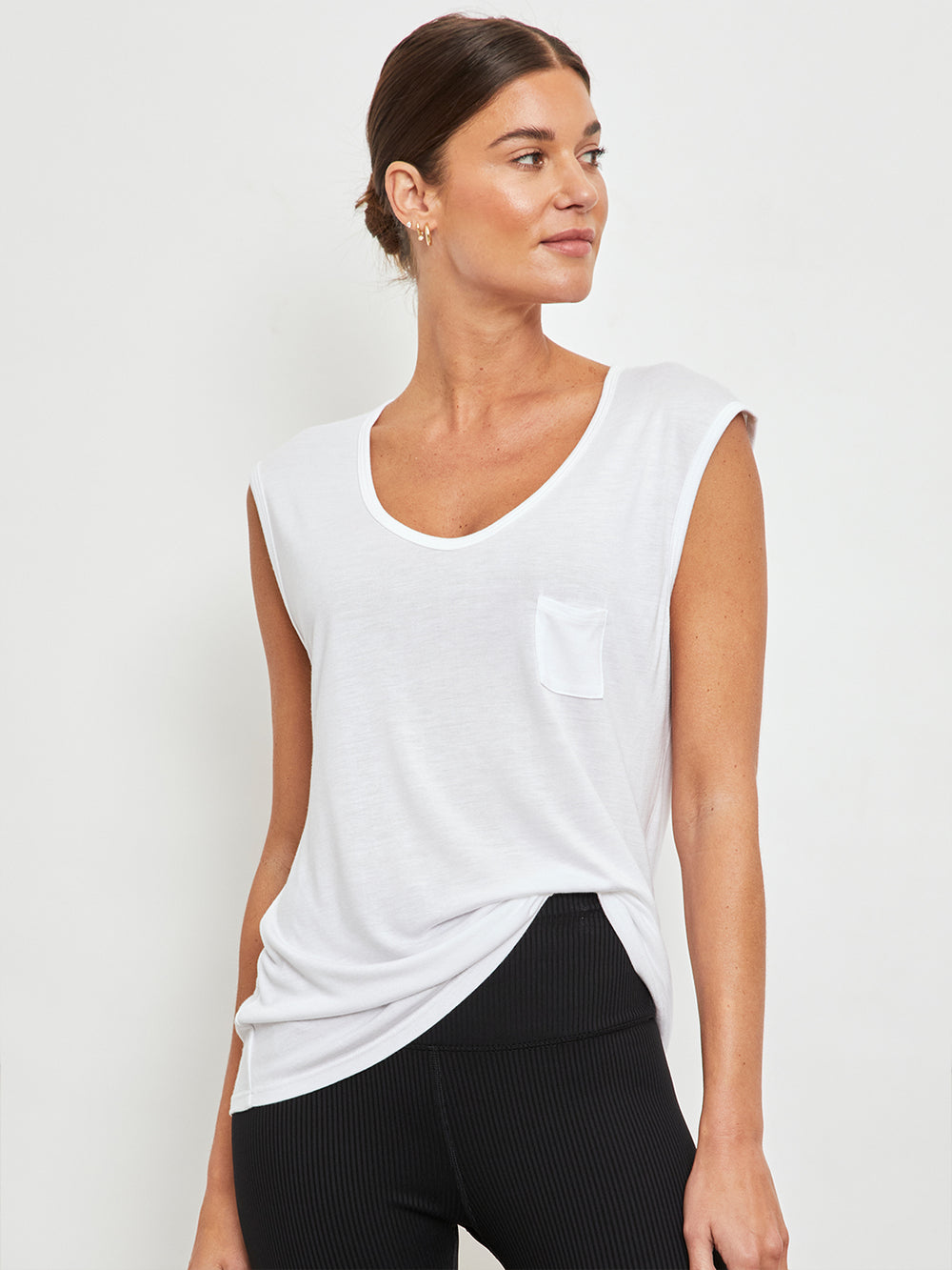 Muscle Tee - White