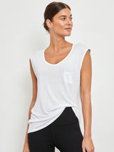 Muscle Tee - White
