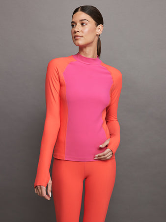 Colorblock Run Top in Melt