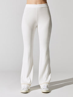 Sweater Pant - White/Tan