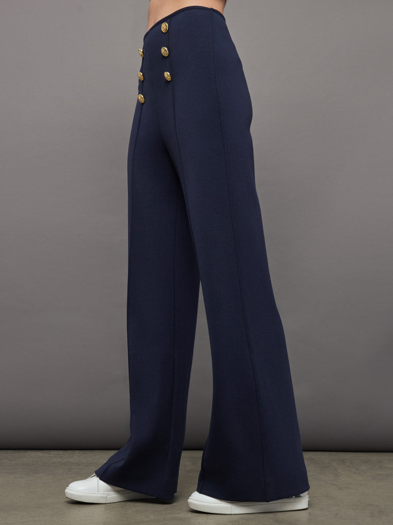 Pull On Sailor Pant - NAVY
