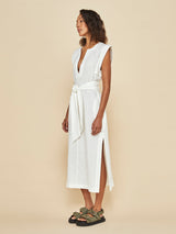 Linen Dress - Cream