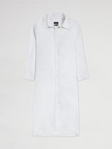 Button Up Oversized Tunic - White