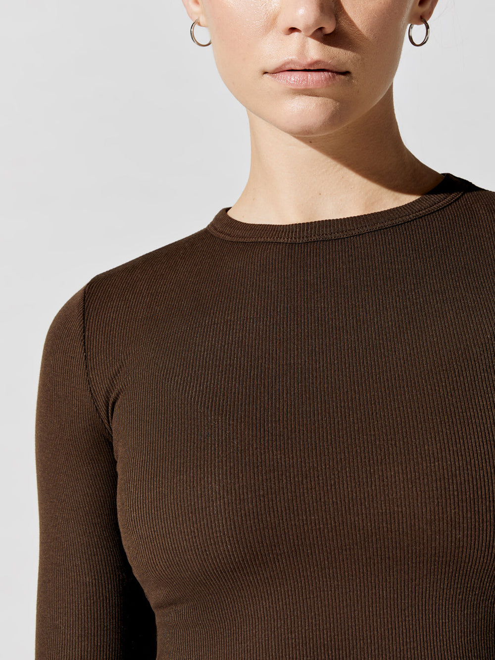 Verona Crop Shirt - Espresso