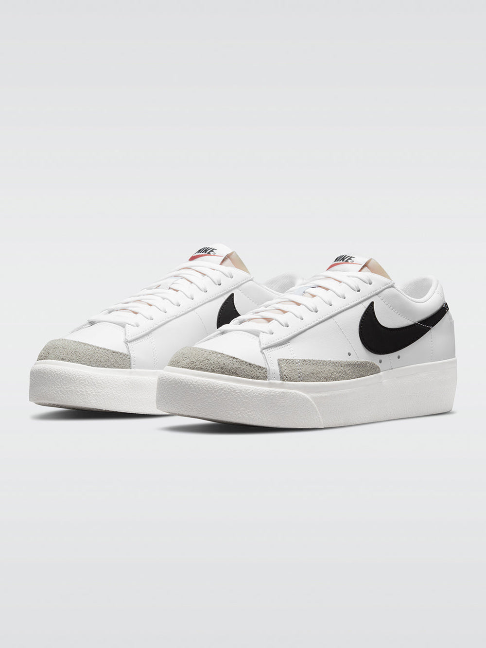 Nike Blazer Low Platform Sneaker - White-Black-Sail-Team Orange
