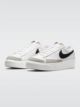 Nike Blazer Low Platform Sneaker - White-Black-Sail-Team Orange