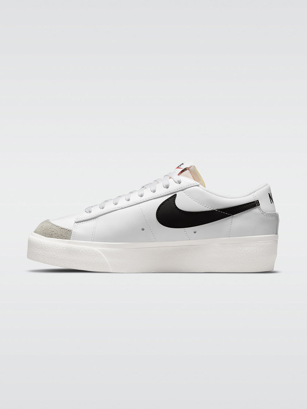 Nike Blazer Low Platform Sneaker - White-Black-Sail-Team Orange