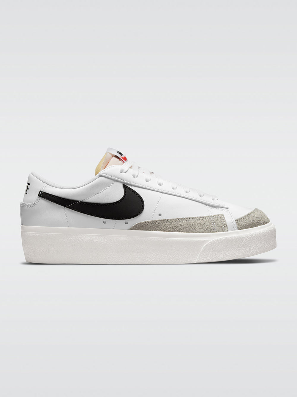 Nike Blazer Low Platform Sneaker - White-Black-Sail-Team Orange