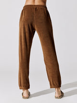Terry Henley Sweatpant - Chocolate