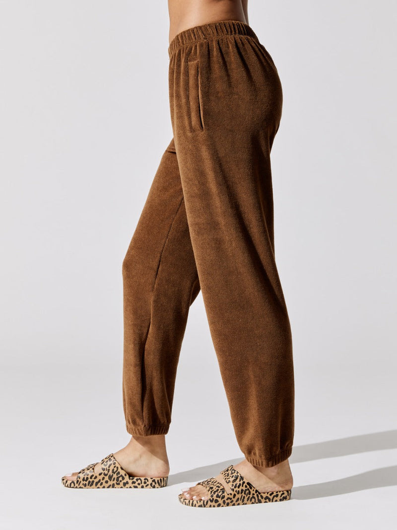 Terry Henley Sweatpant - Chocolate