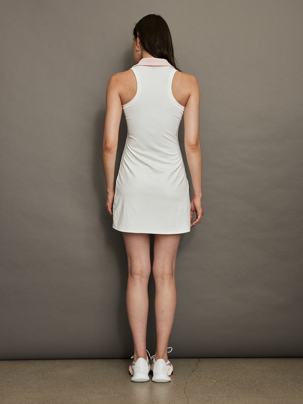 Baseline Tennis Dress - White