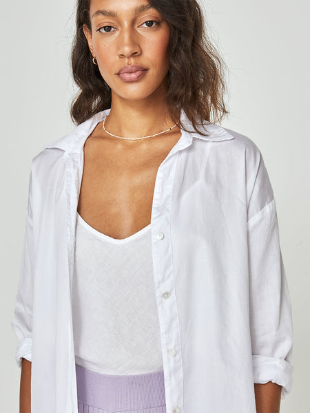 Cool Cotton Tunic Shirt - White – Carbon38