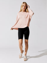 Runner Up Long Sleeve Layer - Shell Pink