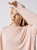 Runner Up Long Sleeve Layer - Shell Pink