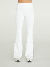 Snapped Legging - White