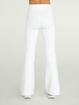 Snapped Legging - White