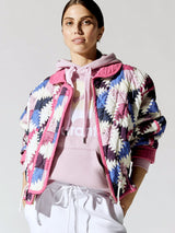 Hazzle Quilted Jacket - Pink