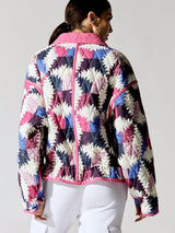 Hazzle Quilted Jacket - Pink