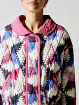 Hazzle Quilted Jacket - Pink