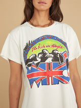 The Who Long Live Rock Destroyed Tee - Vintage White