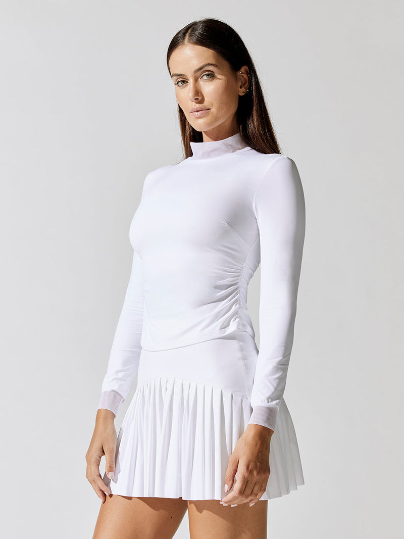 Strada Long Sleeve Top - White