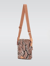 Micro Metro Crossbody - Brown Snake Oxford