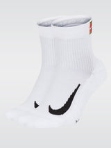 NikeCourt Multiplier Max Socks - White/White
