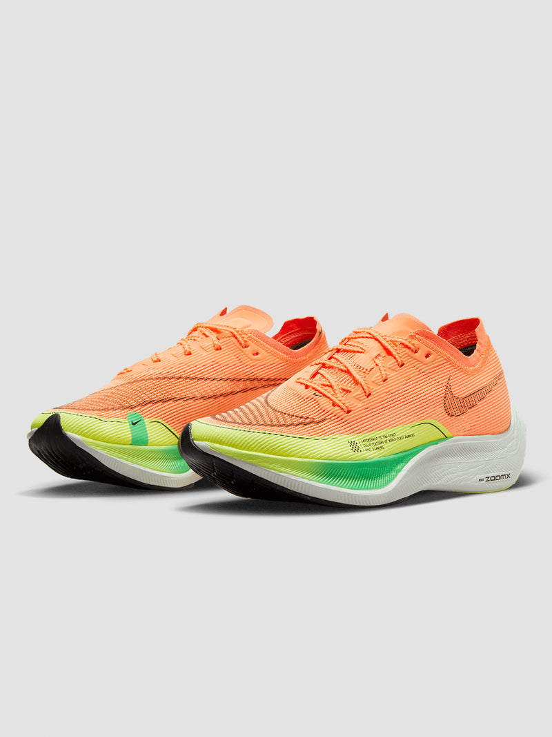 Nike ZoomX Vaporfly Next% 2 - Peach Cream/Black-Green Shock – Carbon38