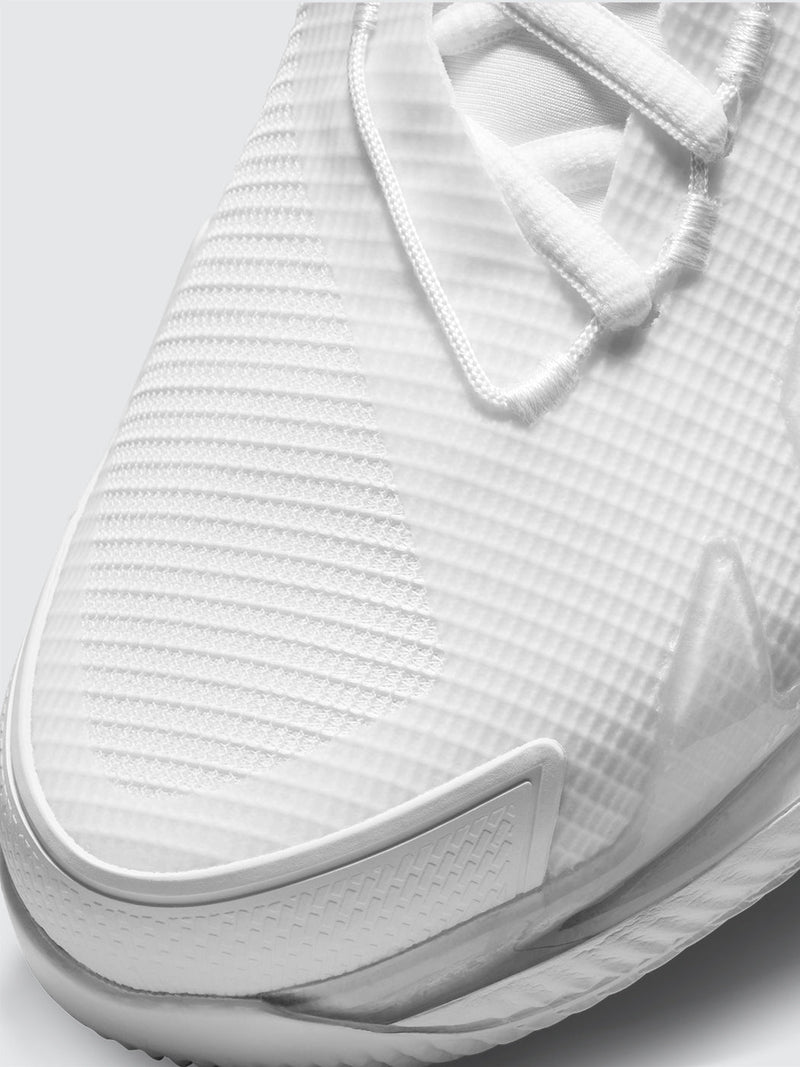 NikeCourt Air Zoom Vapor Pro - White/Metallic Silver